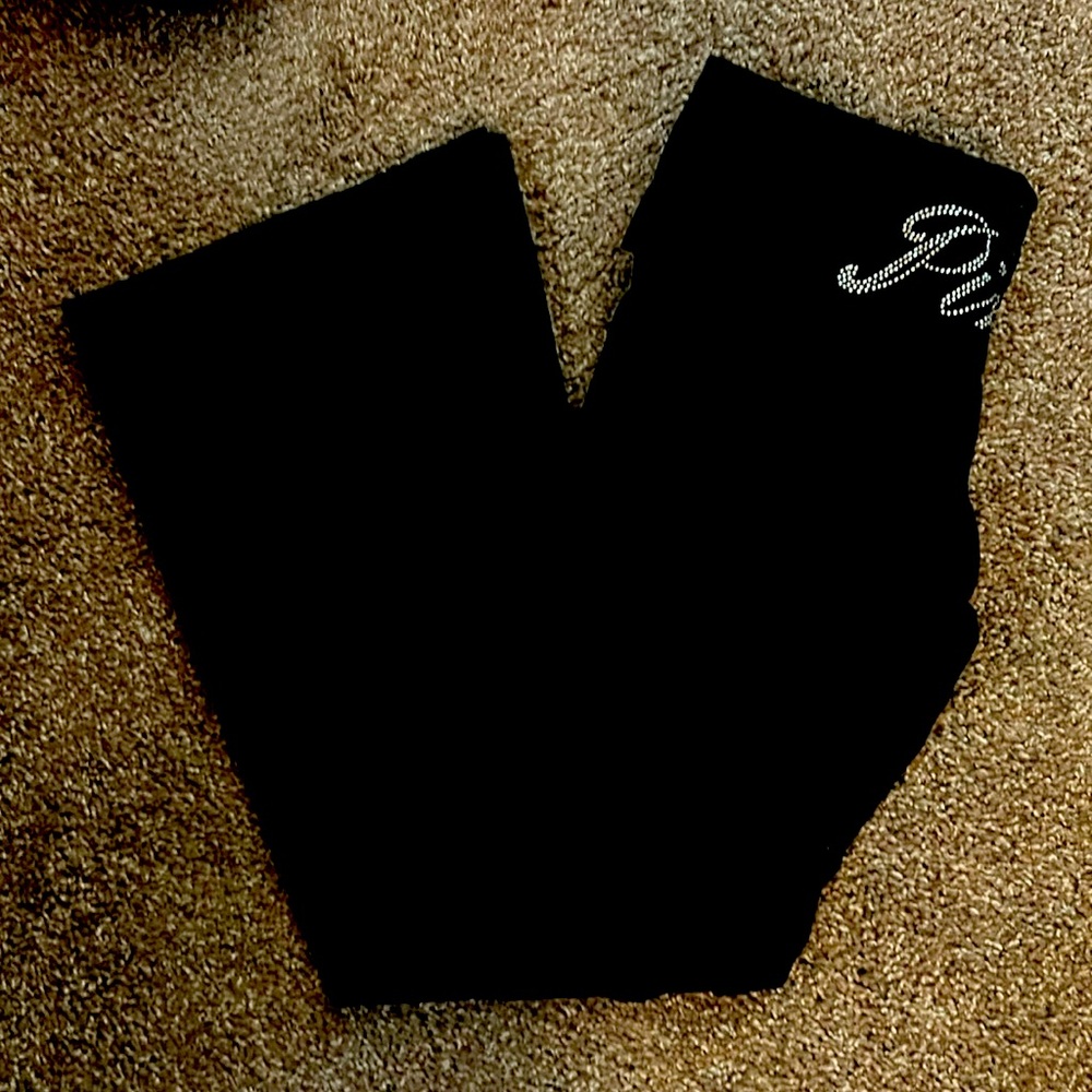 Victoria secret pink fold over boot cut style legging brand new